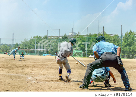 高校野球試合風景 高校野球試合風景 39179114