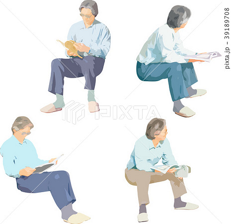 無料イラスト画像 最高かつ最も包括的な椅子 座る イラスト 男