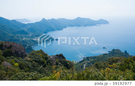 野間岳から坊津を望む 39192977