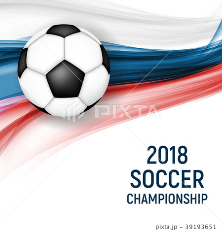 2018 Soccer Championship Background Vector - Stock Illustration [39193651]  - PIXTA