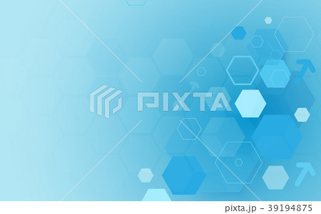 Abstract blue technology digital tech background. 39194875