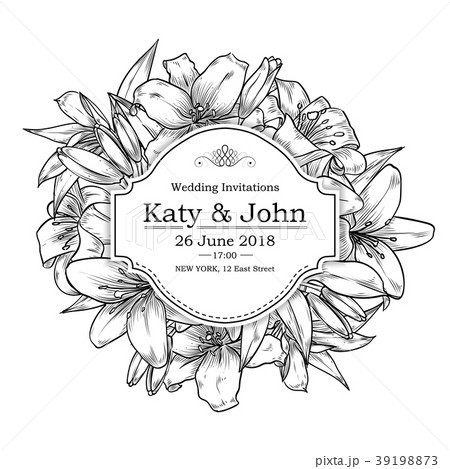 Wedding vintage card 39198873