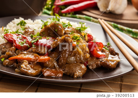 Chinese sticky pork sirloin 39200513