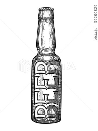 Graphic bottle of beer 39200829
