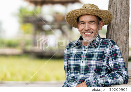 Portrait happy mature man is smiling. Portrait happy mature man is smiling. 39200905