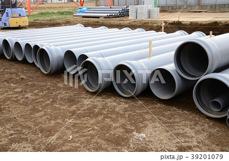 下水管埋設工事現場 39201079