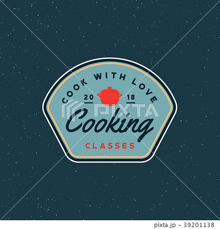 vintage cooking classes logo. retro styled vintage cooking classes logo. retro styled 39201138
