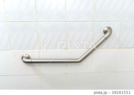grab bar in a bathroom is concept safety  39201551