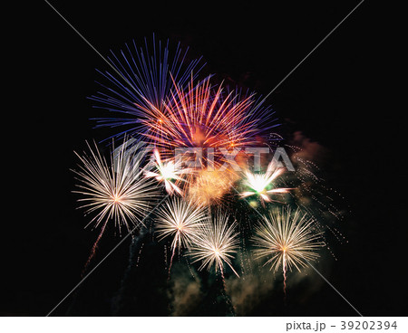 Abstract colored firework background used for Abstract colored firework background used for 39202394