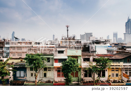 Residential buildings in Bangkok China town Residential buildings in Bangkok China town 39202597