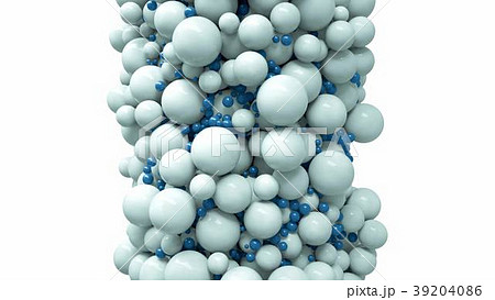 Colorful abstract chaotic structure balls 39204086