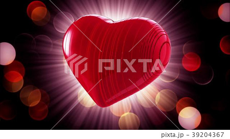 red heart on a bokeh background 39204367