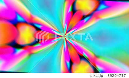 Kaleidoscope with colorful chromatic abberation 39204757