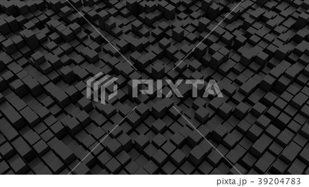 Abstract backgrund with black cubes 39204783