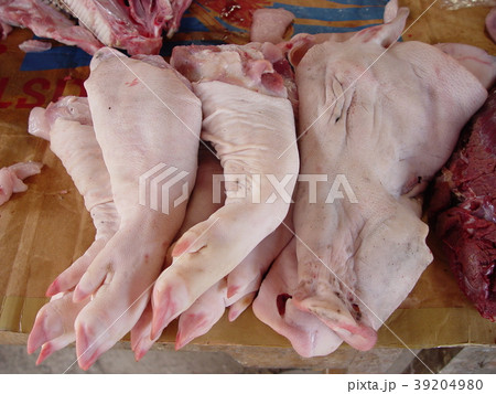 豚足・豚の顔(ルアンパバーン/ラオス) 豚足・豚の顔(ルアンパバーン/ラオス) 39204980