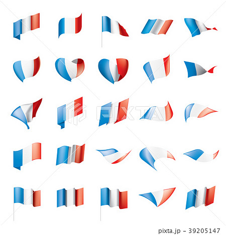 France flag, vector illustration 39205147