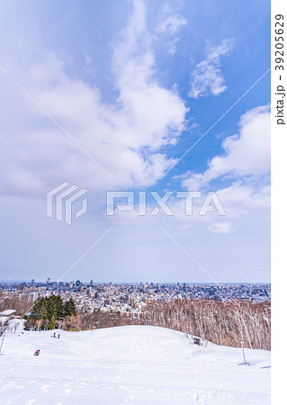 北海道の冬 旭山記念公園からの眺望 北海道の冬 旭山記念公園からの眺望 39205629