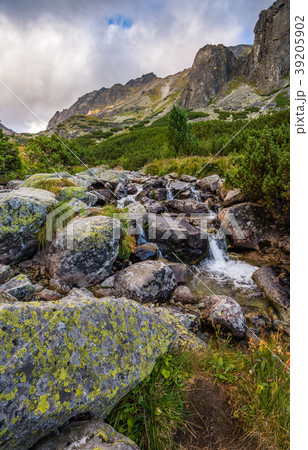 Mountain Landscape on Cloudy Day 39205902