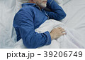 Old man sleeping in bed in the morning, recovery Old man sleeping in bed in the morning, recovery 39206749