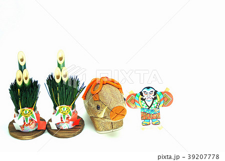 年賀状素材(亥年) 年賀状素材(亥年) 39207778