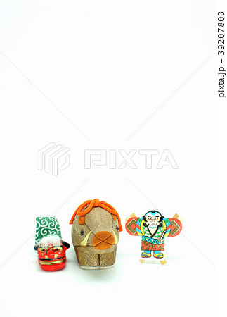 年賀状素材(亥年) 年賀状素材(亥年) 39207803