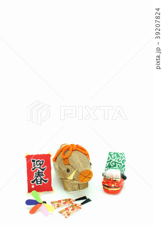 年賀状素材(亥年) 年賀状素材(亥年) 39207824
