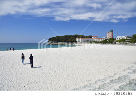 白浜　白良浜（しららはま）和歌山県西牟婁郡白浜町 39210268