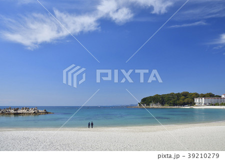 白浜　白良浜（しららはま）和歌山県西牟婁郡白浜町 39210279