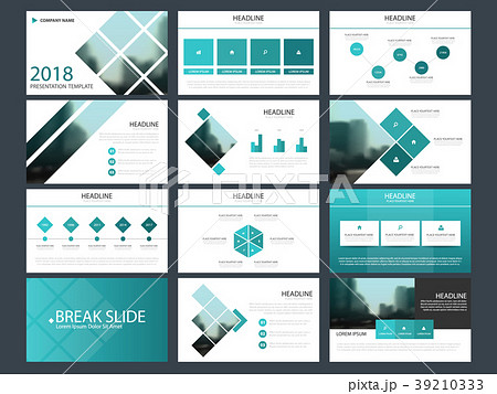 Blue Abstract presentation templates Infographic Blue Abstract presentation templates Infographic 39210333