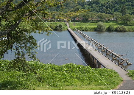 島根県雲南市木次町の斐伊川にかかる冠水橋 39212323