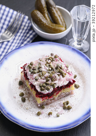 Dressed herring salad 39212972