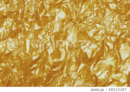 Gold foil leaf shiny texture, wrapping paper. 39213167
