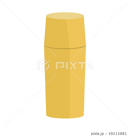 Uvカット 日焼け止めクリームの容器のイラストのイラスト素材