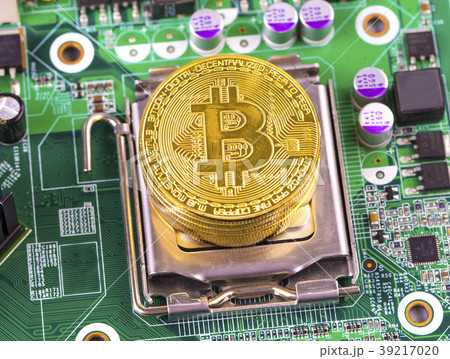 bitcoin concept - gold coin bitcoin concept - gold coin 39217020