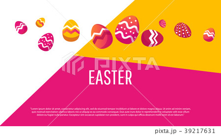 Easter. Sale banner with place for text. Easter. Sale banner with place for text. 39217631