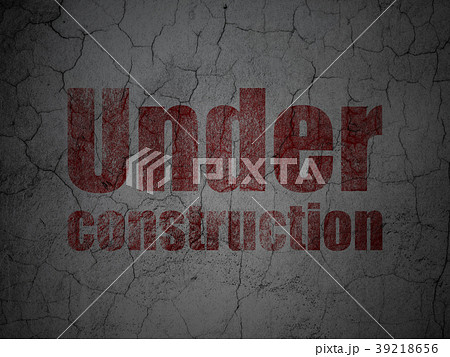 Web design concept: Under Construction on grunge 39218656