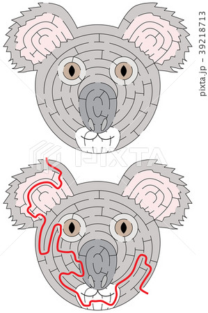 Easy koala maze 39218713