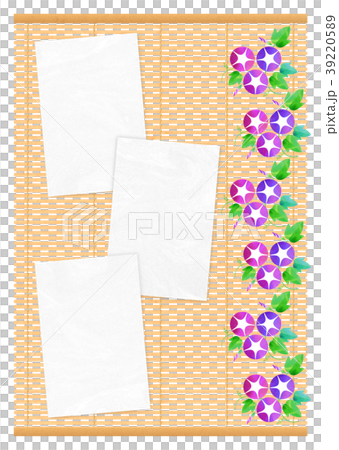 Background material _ morning glory (pink) 39220589