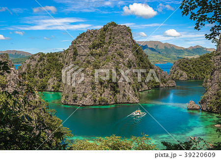 Kayangan lake or blue lagoon, Coron, Philippines Kayangan lake or blue lagoon, Coron, Philippines 39220609