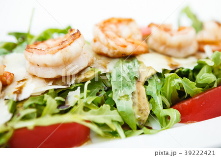 Salad with shrimps Salad with shrimps 39222421