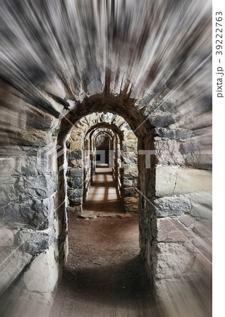 Passage of an old castle 39222763