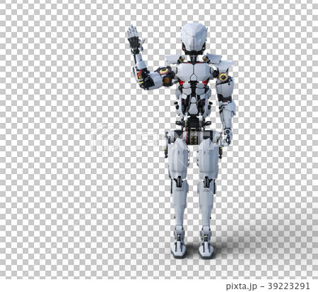 人型ロボット　perming3DCGイラスト素材 39223291