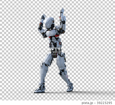 人型ロボット Perming3dcgイラスト素材のイラスト素材