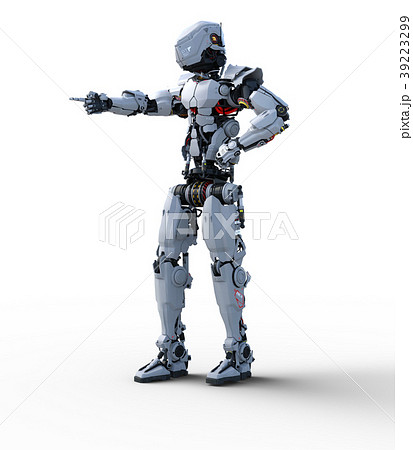 人型ロボット perming3DCGイラスト素材 人型ロボット perming3DCGイラスト素材 39223299