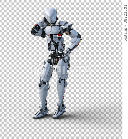 人型ロボット perming3DCGイラスト素材 人型ロボット perming3DCGイラスト素材 39223301