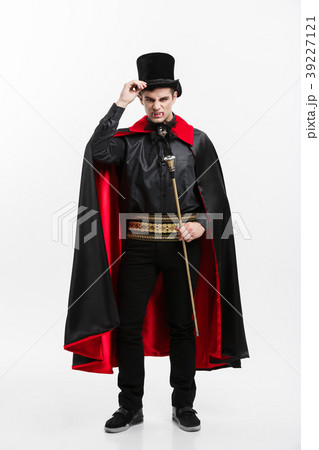 Vampire Halloween Concept - Full length Portrait 39227121