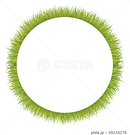 草のフレーム素材のイラスト素材
