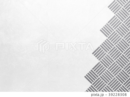 算木　箔（背景素材）グレー 39228308