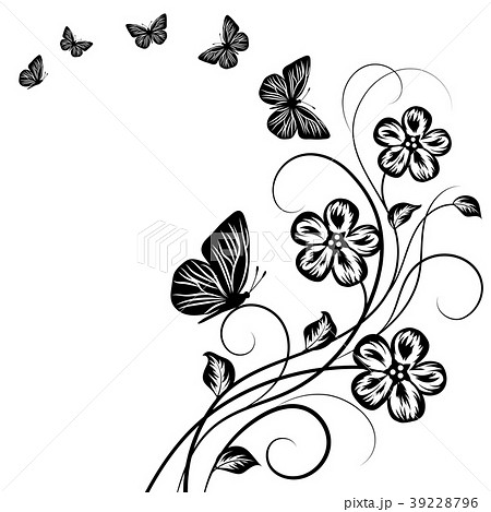 Beautiful floral background 39228796