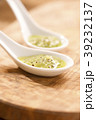 fruity desert on a spoon 39232137